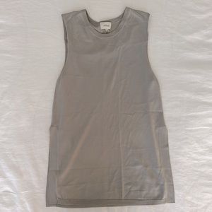 Aritzia Wilfred Grey Tank Sweater Top